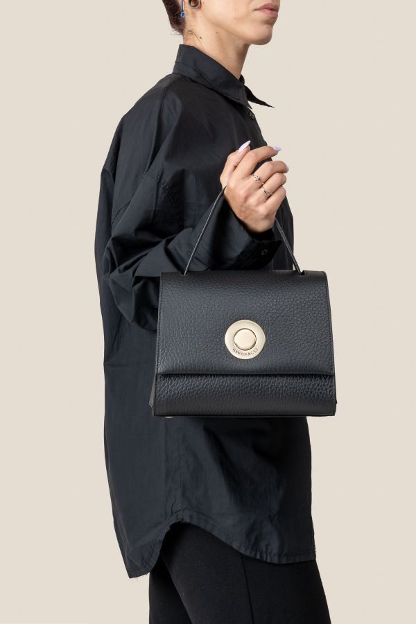 2310 Velvet Nero borsa Gironacci, borsa in pelle, borsa Made in Italy, borsa da donna, borsa artigianale da donna, 2310 Velvet Nero