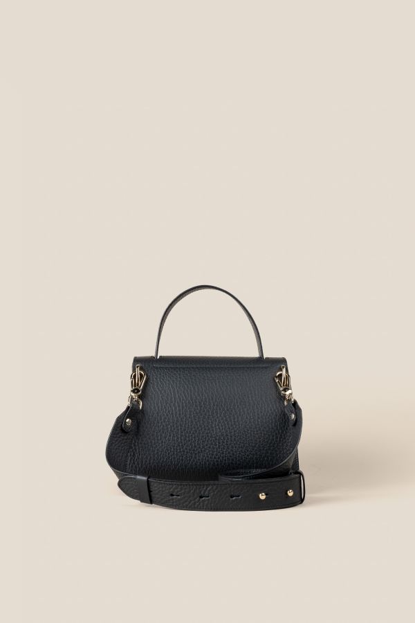2310 Velvet Nero borsa Gironacci, borsa in pelle, borsa Made in Italy, borsa da donna, borsa artigianale da donna, 2310 Velvet Nero