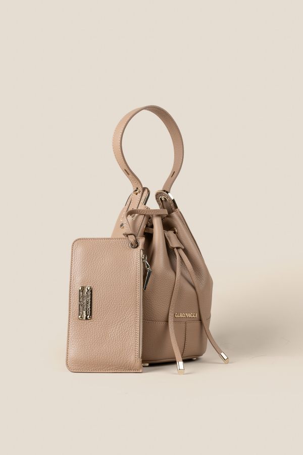 2253 Vitello Camel 108 borsa da donna, borsa artigianale da donna, borsa in pelle, borsa Made in Italy, borsa Gironacci, 2253 Vitello Camel 108