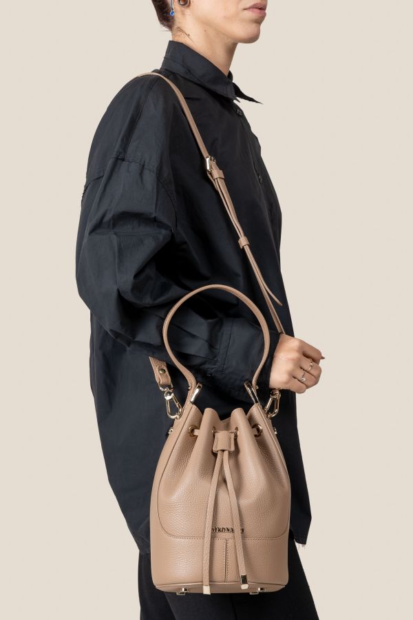 2253 Vitello Camel 108 borsa da donna, borsa artigianale da donna, borsa in pelle, borsa Made in Italy, borsa Gironacci, 2253 Vitello Camel 108