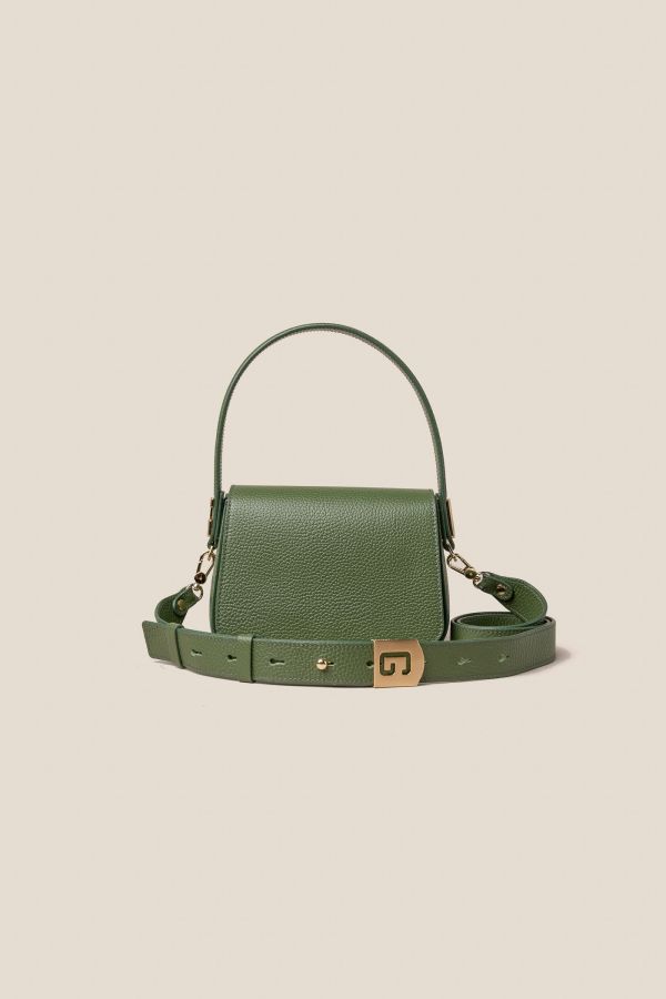 Made in Italy leather bag, handcrafted bag, Gironacci leather bag, leather bag, 3130 Vitello Bosco 417