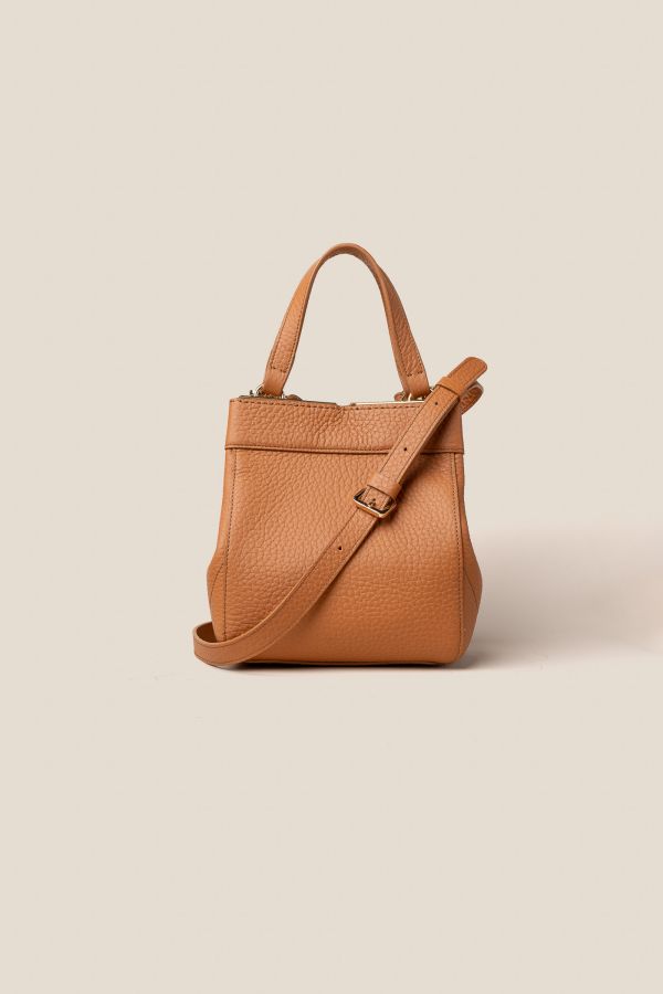 3430 Velvet Cognac 175 borsa in pelle, borsa Made in Italy, borsa da donna, borsa artigianale da donna, borsa Gironacci, 3430 Velvet Cognac 175