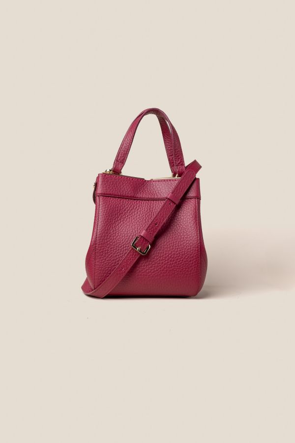 3430 Velvet Magenta 358 Gironacci leather bag, leather bag, Made in Italy leather bag, handcrafted bag, 3430 Velvet Magenta 358