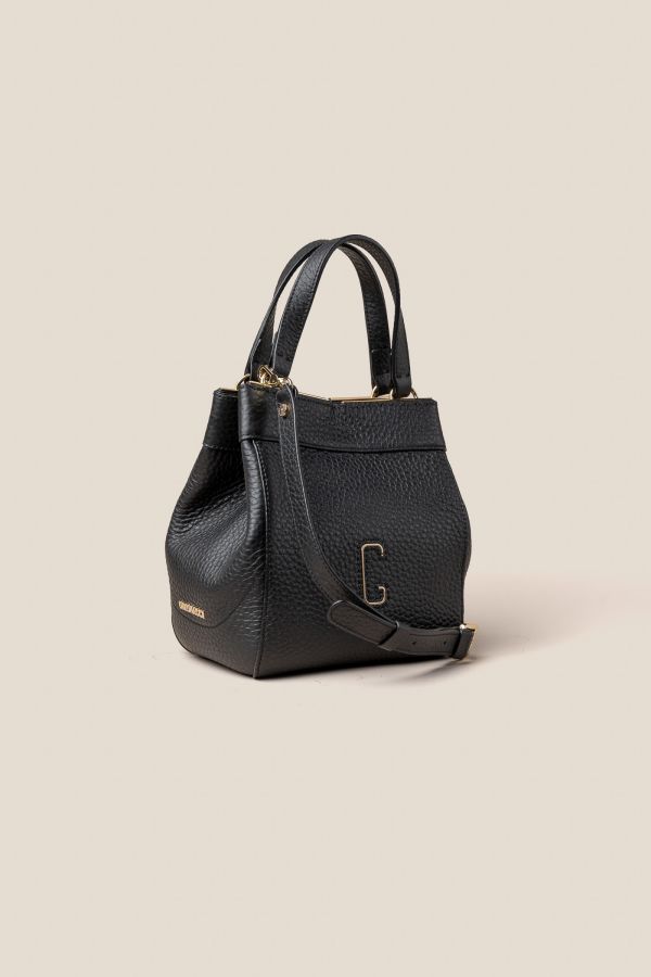 3430 Velvet Nero borsa Gironacci, borsa in pelle, borsa Made in Italy, borsa da donna, borsa artigianale da donna, 3430 Velvet Nero