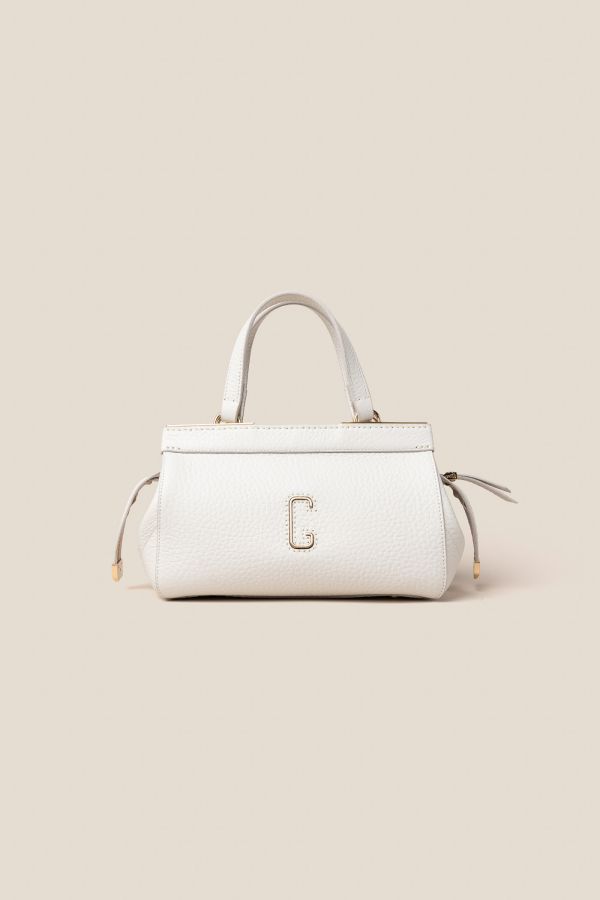 Gironacci leather bag, leather bag, Made in Italy leather bag, handcrafted bag, 3432 Velvet Gesso 005