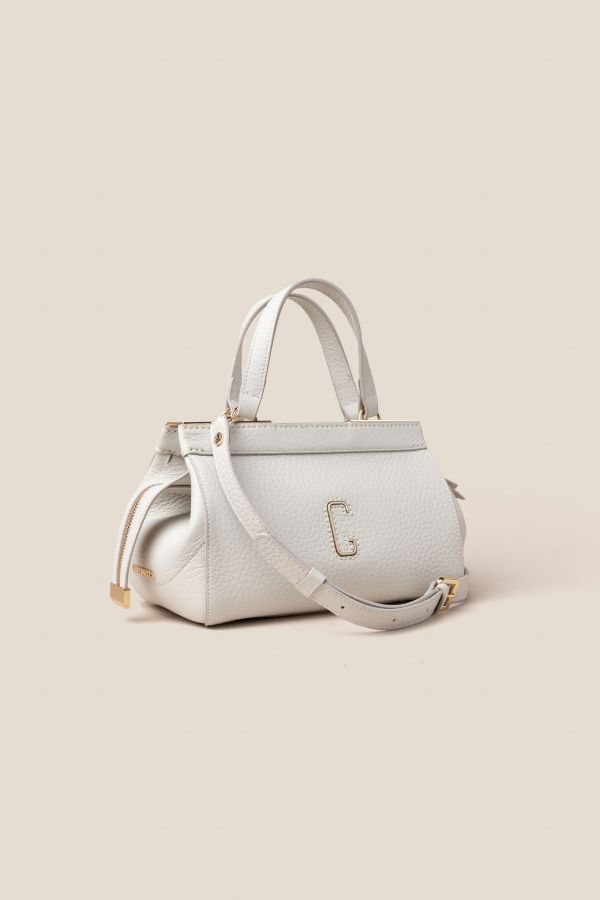 3432 Velvet Gesso 005 Gironacci leather bag, leather bag, Made in Italy leather bag, handcrafted bag, 3432 Velvet Gesso 005