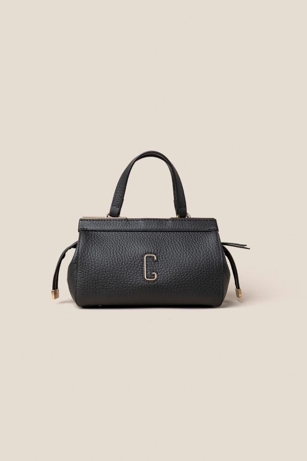 Made in Italy leather bag, handcrafted bag, Gironacci leather bag, leather bag, 3432 Velvet Nero