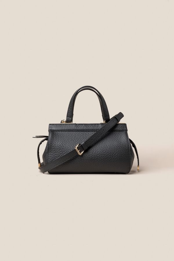 3432 Velvet Nero Made in Italy leather bag, handcrafted bag, Gironacci leather bag, leather bag, 3432 Velvet Nero