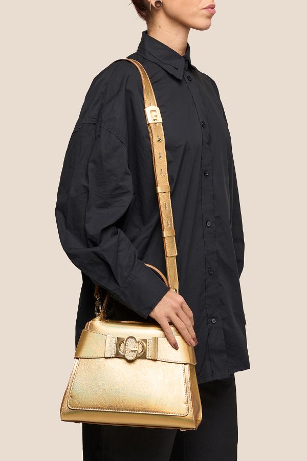 3121 Metallic Oro 777 Gironacci handcrafted bag, handcrafted leather bag, handcrafted bag, Made in Italy handcrafted bag, 3121 Metallic Oro 777
