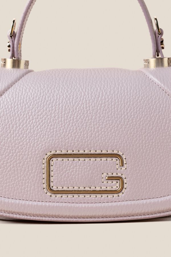 3140 Vitello Petalo 311 leather bag, handcrafted bag, Gironacci leather bag, Made in Italy leather bag, 3140 Vitello Petalo 311