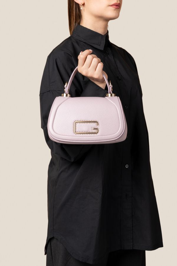 3140 Vitello Petalo 311 leather bag, handcrafted bag, Gironacci leather bag, Made in Italy leather bag, 3140 Vitello Petalo 311