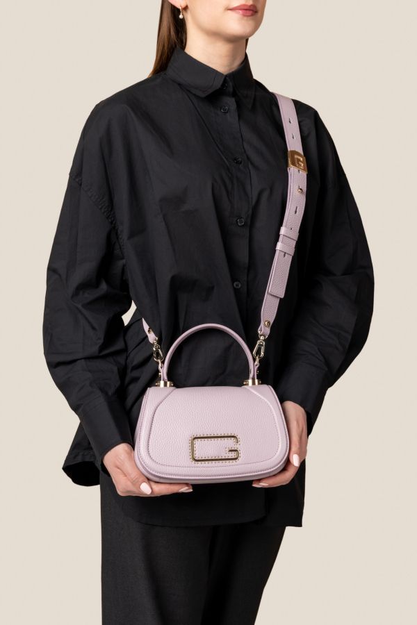 3140 Vitello Petalo 311 leather bag, handcrafted bag, Gironacci leather bag, Made in Italy leather bag, 3140 Vitello Petalo 311