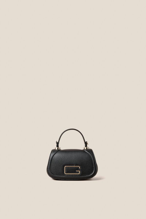 leather bag, handcrafted bag, Gironacci leather bag, Made in Italy leather bag, 3140 Vitello Nero