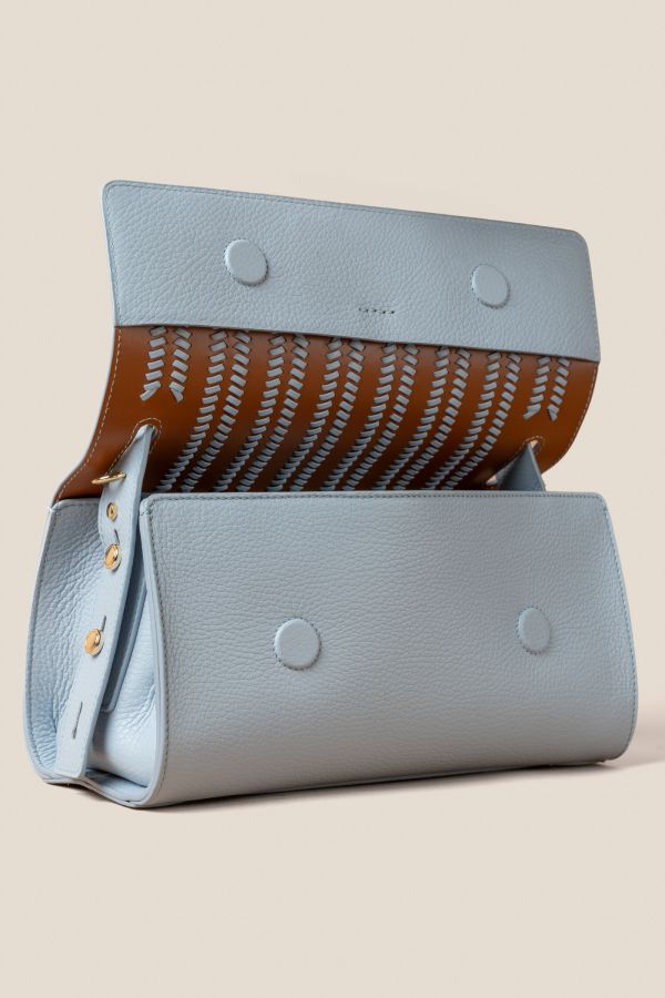 Made in Italy handcrafted bag, handcrafted bag, handcrafted leather bag, Gironacci handcrafted bag, 3242 Vitello Nuvola 463