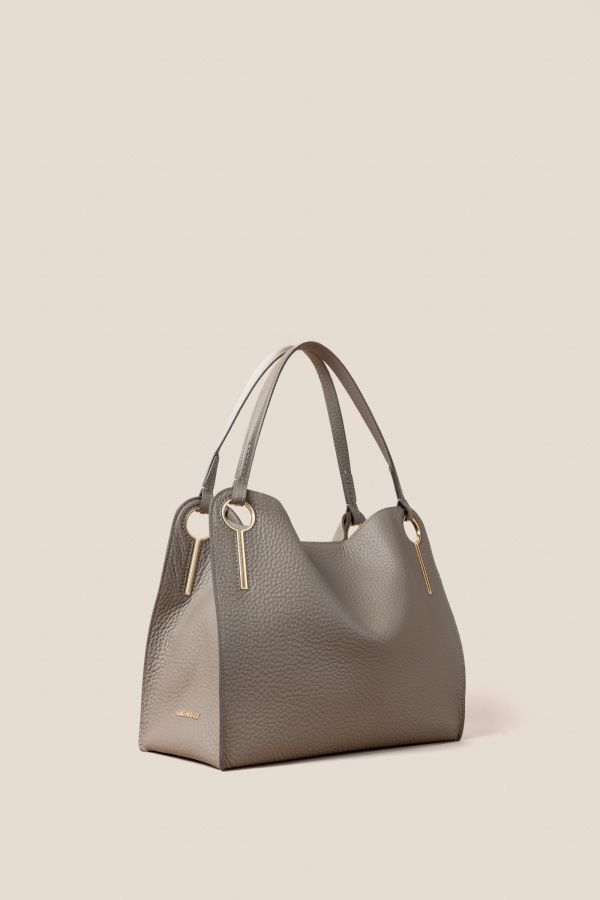 Gironacci borsa, borsa da donna, borsa grande, borsa Made in Italy, borsa in pelle, 3442 Velvet Creta 118