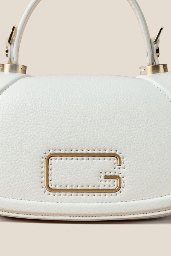 3140 Vitello Bianco 001 borsa in pelle, borsa Made in Italy, borsa da donna, borsa artigianale da donna, borsa Gironacci, 3140 Vitello Bianco 001