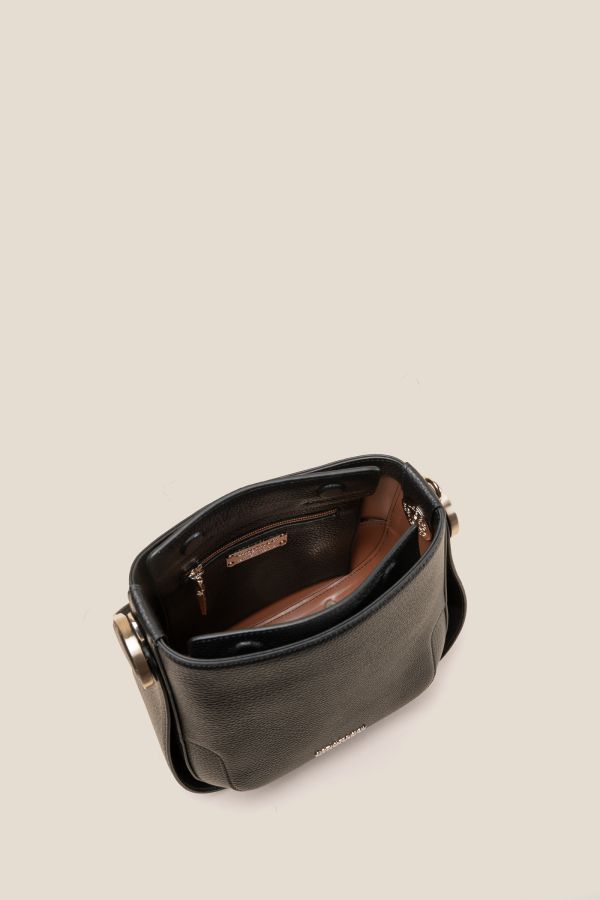 3153 Vitello Nero Made in Italy handcrafted bag, handcrafted bag, handcrafted leather bag, Gironacci handcrafted bag, 3153 Vitello Nero