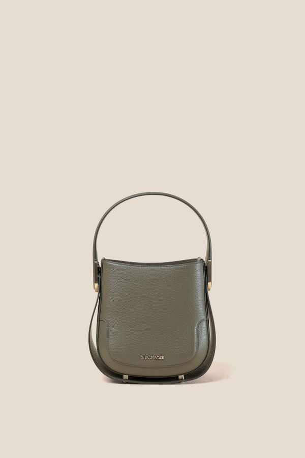 Made in Italy handcrafted bag, handcrafted bag, handcrafted leather bag, Gironacci handcrafted bag, 3153 Vitello Oliva 406