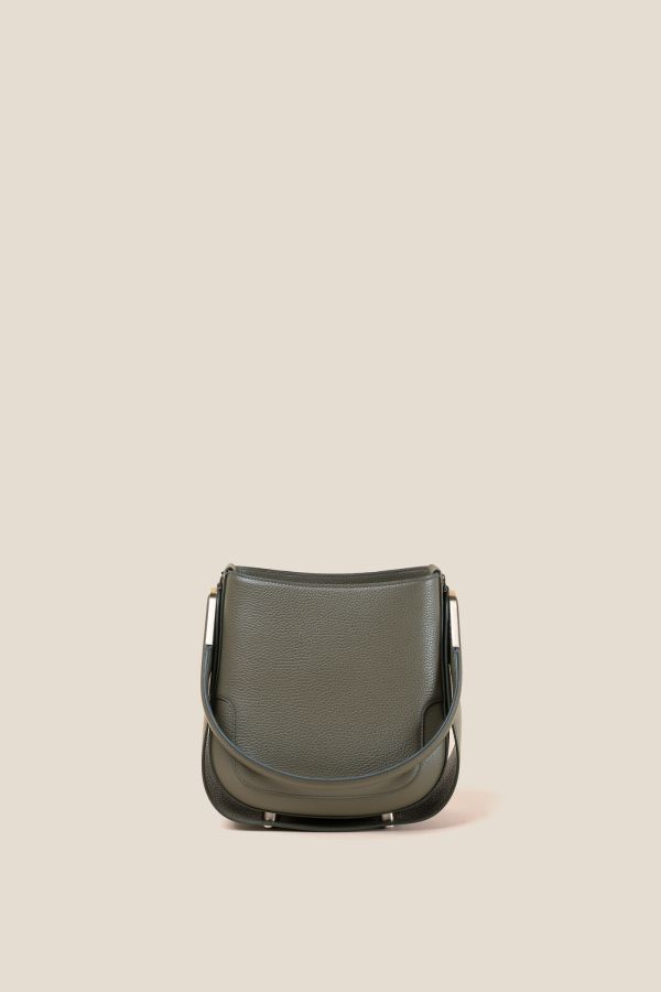 3153 Vitello Oliva 406 Made in Italy handcrafted bag, handcrafted bag, handcrafted leather bag, Gironacci handcrafted bag, 3153 Vitello Oliva 406