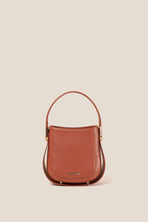 handcrafted leather bag, handcrafted bag, Gironacci handcrafted bag, Made in Italy handcrafted bag, 3153 Vitello Ginger 260