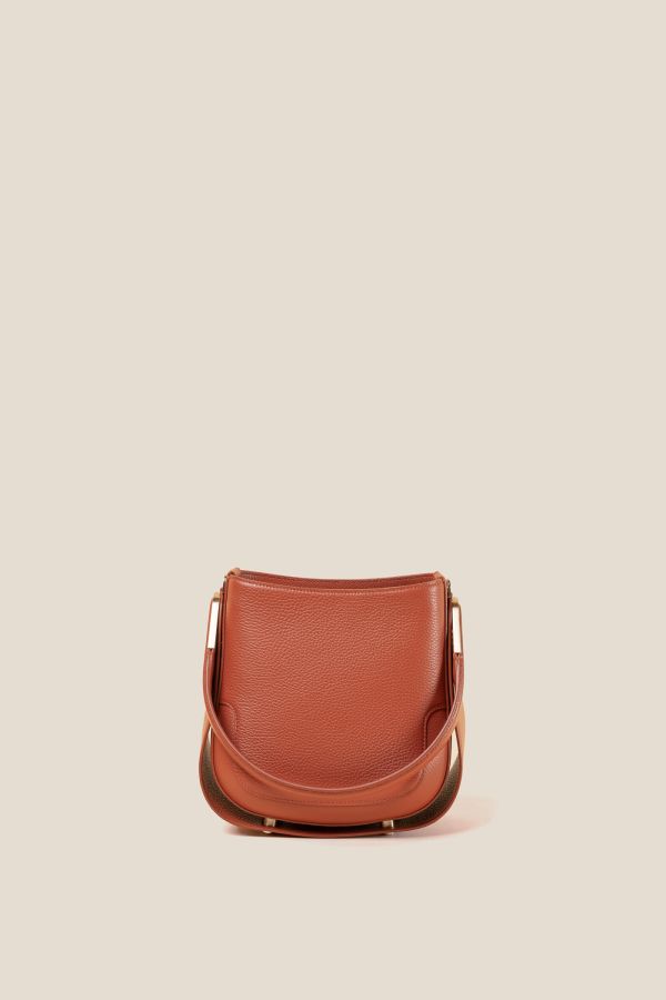 3153 Vitello Ginger 260 handcrafted leather bag, handcrafted bag, Gironacci handcrafted bag, Made in Italy handcrafted bag, 3153 Vitello Ginger 260