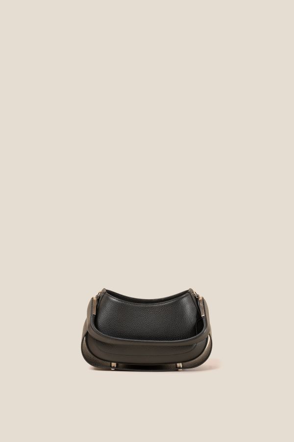 3150 Vitello Nero Gironacci leather bag, leather bag, Made in Italy leather bag, handcrafted bag, 3150 Vitello Nero