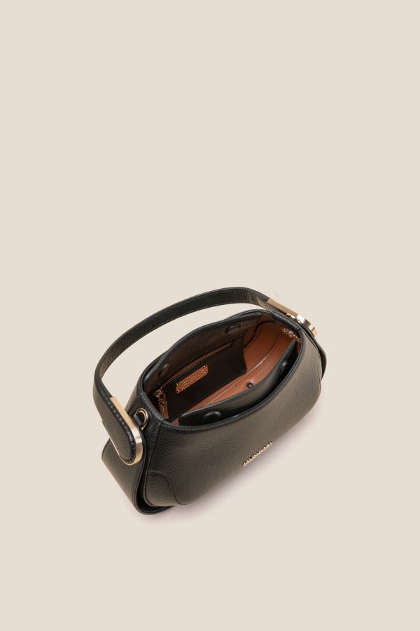3150 Vitello Nero Gironacci leather bag, leather bag, Made in Italy leather bag, handcrafted bag, 3150 Vitello Nero