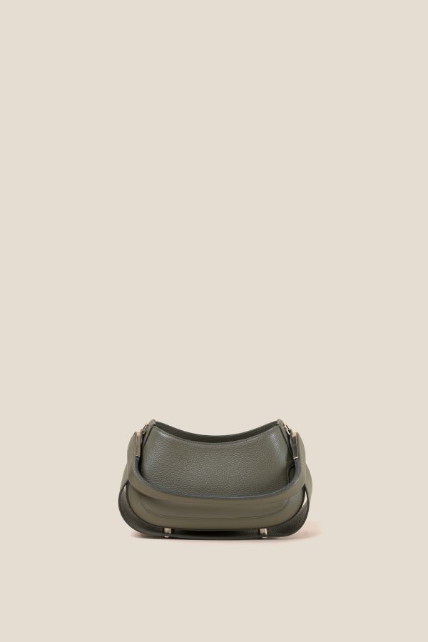 3150 Vitello Oliva 406 Made in Italy leather bag, handcrafted bag, Gironacci leather bag, leather bag, 3150 Vitello Oliva 406