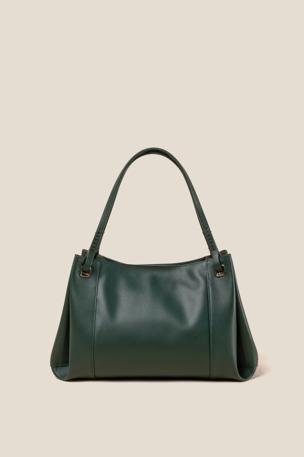 3351 Vitello Soft Verde 403 Gironacci handcrafted bag, handcrafted leather bag, handcrafted bag, Made in Italy handcrafted bag, 3351 Vitello Soft Verde 403