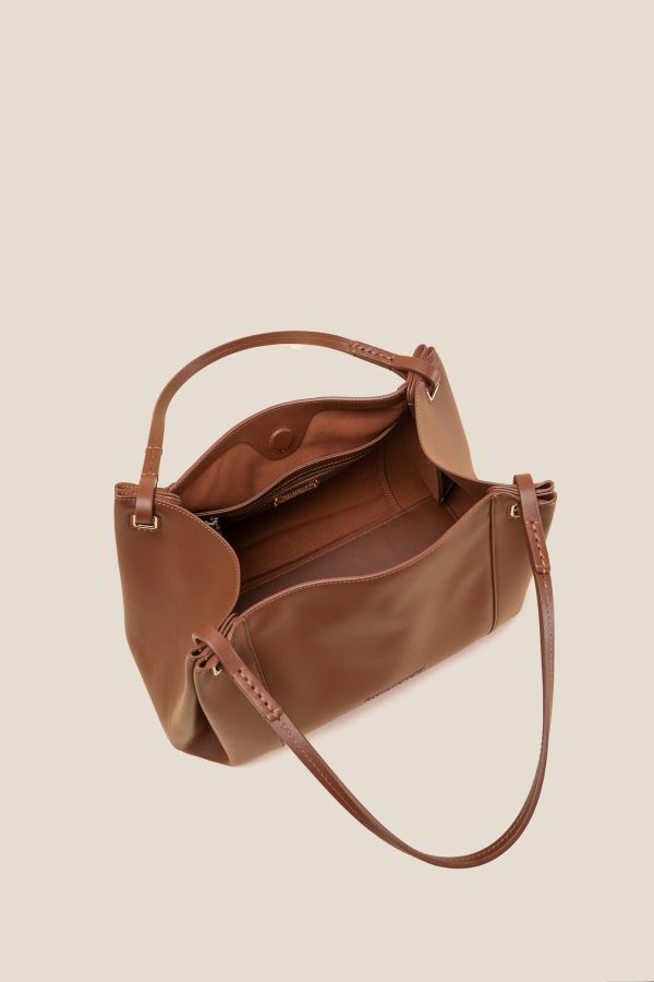 3351 Vitello Soft Brandy 177 Gironacci handcrafted bag, handcrafted leather bag, handcrafted bag, Made in Italy handcrafted bag, 3351 Vitello Soft Brandy 177