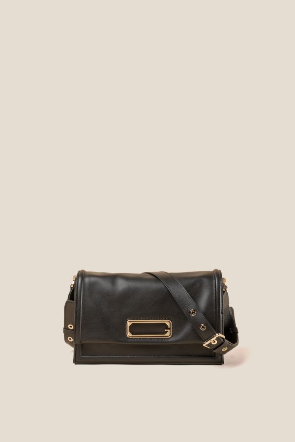 handcrafted leather bag, handcrafted bag, Gironacci handcrafted bag, Made in Italy handcrafted bag, 3251 Vitello Soft Nero