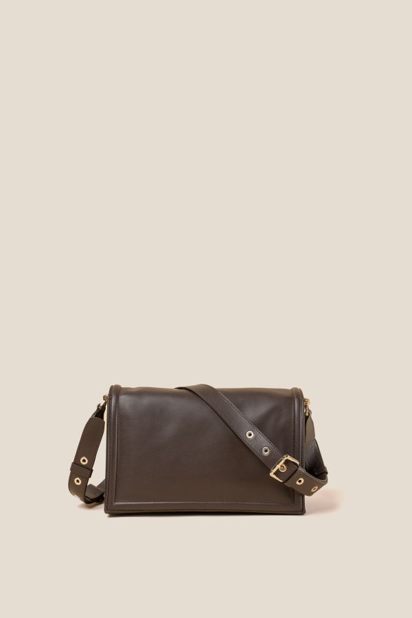3251 Vitello Soft T.moro 161 handcrafted leather bag, handcrafted bag, Gironacci handcrafted bag, Made in Italy handcrafted bag, 3251 Vitello Soft T.moro 161